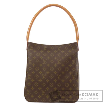 LOUIS VUITTON ルイヴィトン M51145 ルーピングGM ショルダーバッグ モノグラムキャンバス レディース 中古