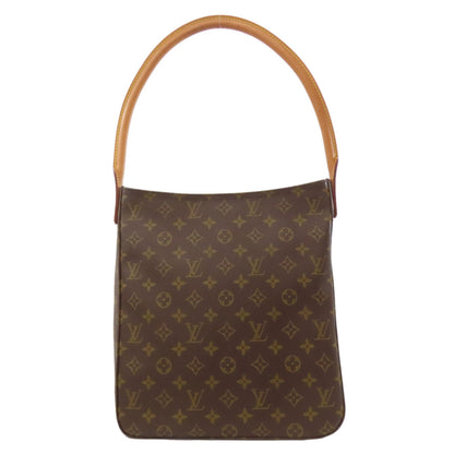 LOUIS VUITTON ルイヴィトン M51145 ルーピングGM ショルダーバッグ モノグラムキャンバス レディース 中古