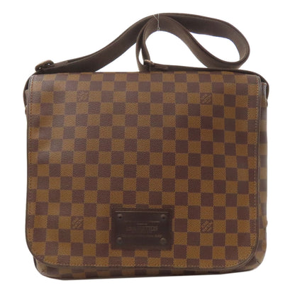 LOUIS VUITTON ルイヴィトン N51211 ブルックリンMM ショルダーバッグ ダミエキャンバス レディース 中古