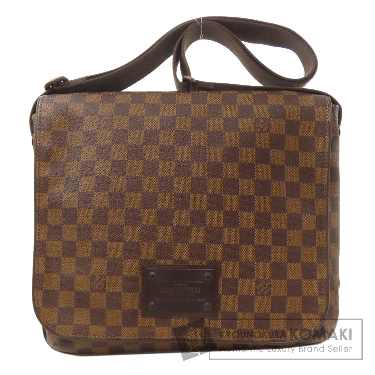 LOUIS VUITTON ルイヴィトン N51211 ブルックリンMM ショルダーバッグ ダミエキャンバス レディース 中古