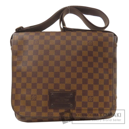 LOUIS VUITTON ルイヴィトン N51211 ブルックリンMM ショルダーバッグ ダミエキャンバス レディース 中古