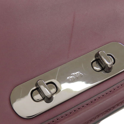 COACH コーチ 54640 ロゴ ショルダーバッグ レザー レディース 中古