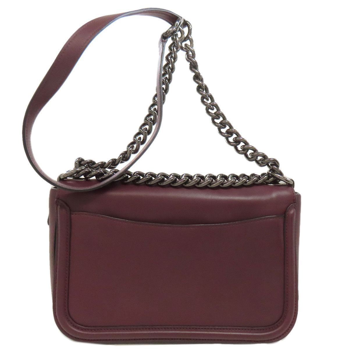 COACH コーチ 54640 ロゴ ショルダーバッグ レザー レディース 中古