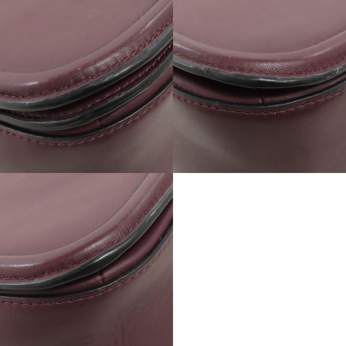 COACH コーチ 54640 ロゴ ショルダーバッグ レザー レディース 中古