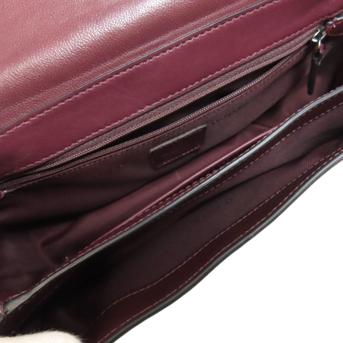 COACH コーチ 54640 ロゴ ショルダーバッグ レザー レディース 中古
