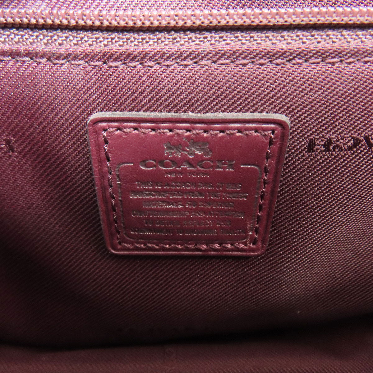 COACH コーチ 54640 ロゴ ショルダーバッグ レザー レディース 中古