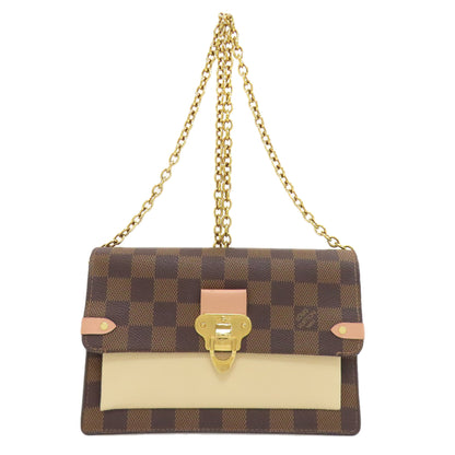 LOUIS VUITTON ルイヴィトン N60237 ポルトフォイユ ヴァヴァンチェーン ショルダーバッグ ダミエキャンバス レディース 中古