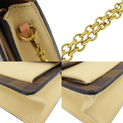 LOUIS VUITTON ルイヴィトン N60237 ポルトフォイユ ヴァヴァンチェーン ショルダーバッグ ダミエキャンバス レディース 中古