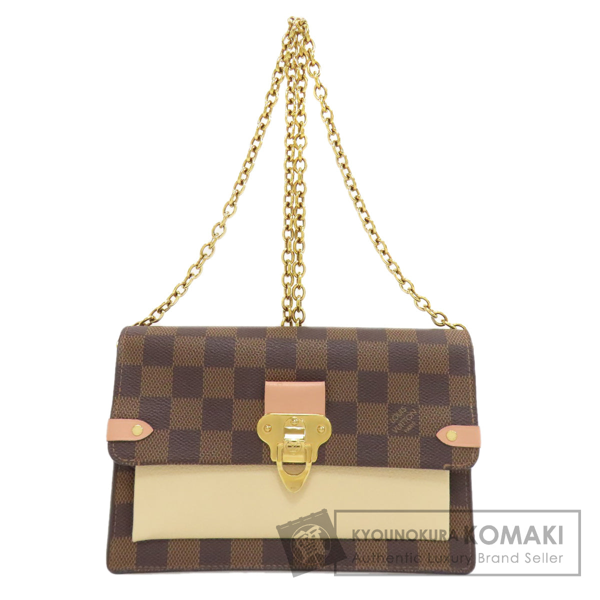 LOUIS VUITTON ルイヴィトン N60237 ポルトフォイユ ヴァヴァンチェーン ショルダーバッグ ダミエキャンバス レディース 中古
