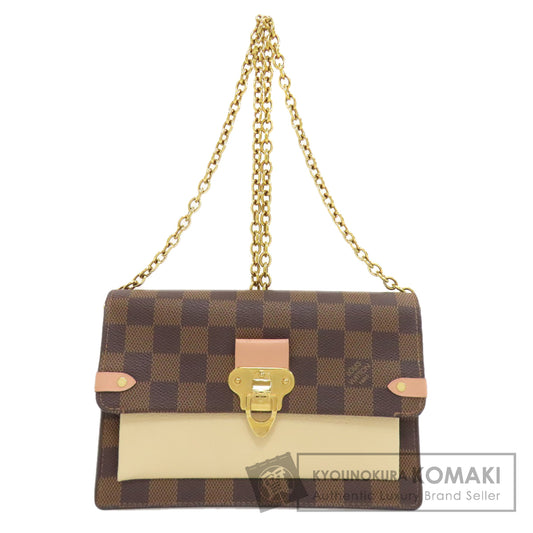 LOUIS VUITTON ルイヴィトン N60237 ポルトフォイユ ヴァヴァンチェーン ショルダーバッグ ダミエキャンバス レディース 中古