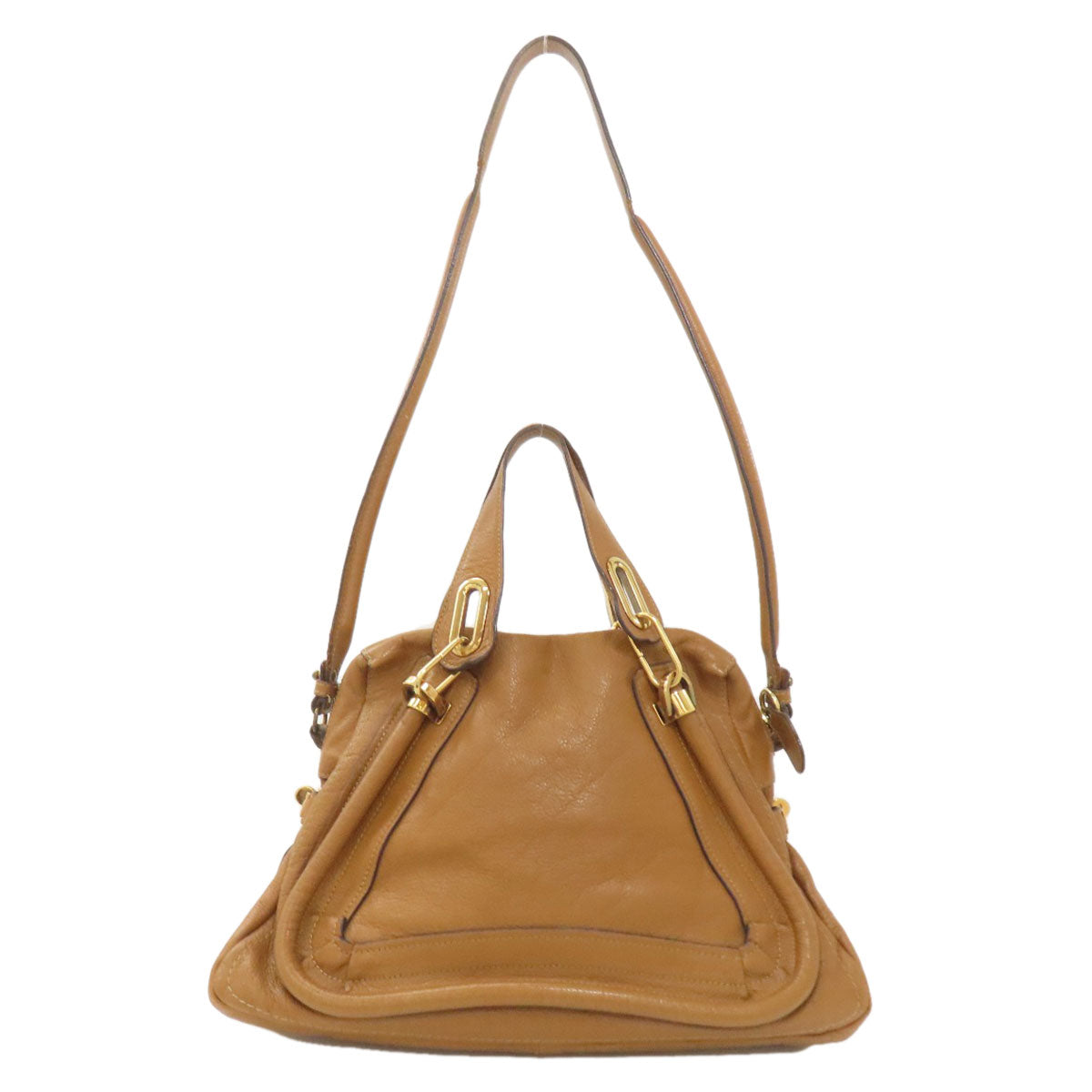 CHLOE クロエ パラティ 2WAY ハンドバッグ レザー レディース 中古