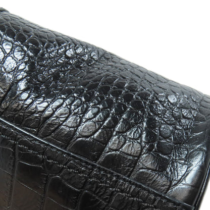 TODS トッズ 型押 ダブルT 2WAY ハンドバッグ レザー レディース 中古
