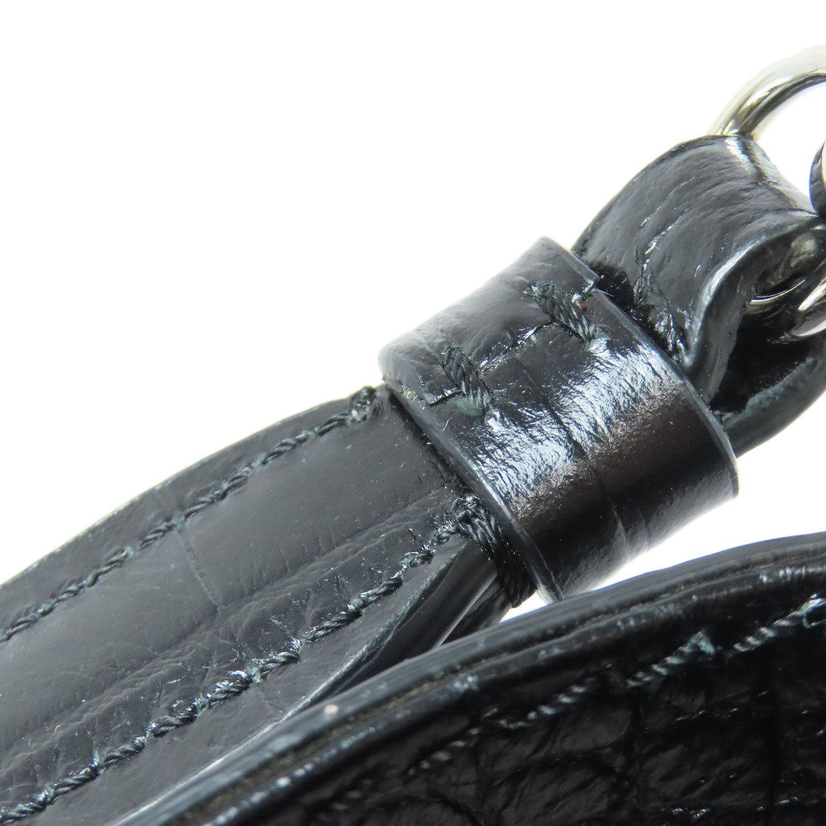 TODS トッズ 型押 ダブルT 2WAY ハンドバッグ レザー レディース 中古