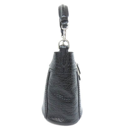 TODS トッズ 型押 ダブルT 2WAY ハンドバッグ レザー レディース 中古