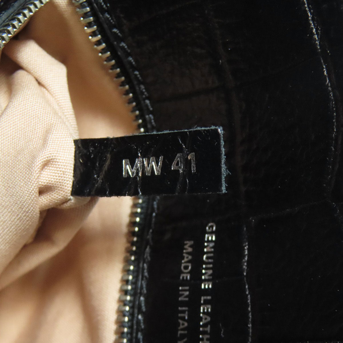 TODS トッズ 型押 ダブルT 2WAY ハンドバッグ レザー レディース 中古