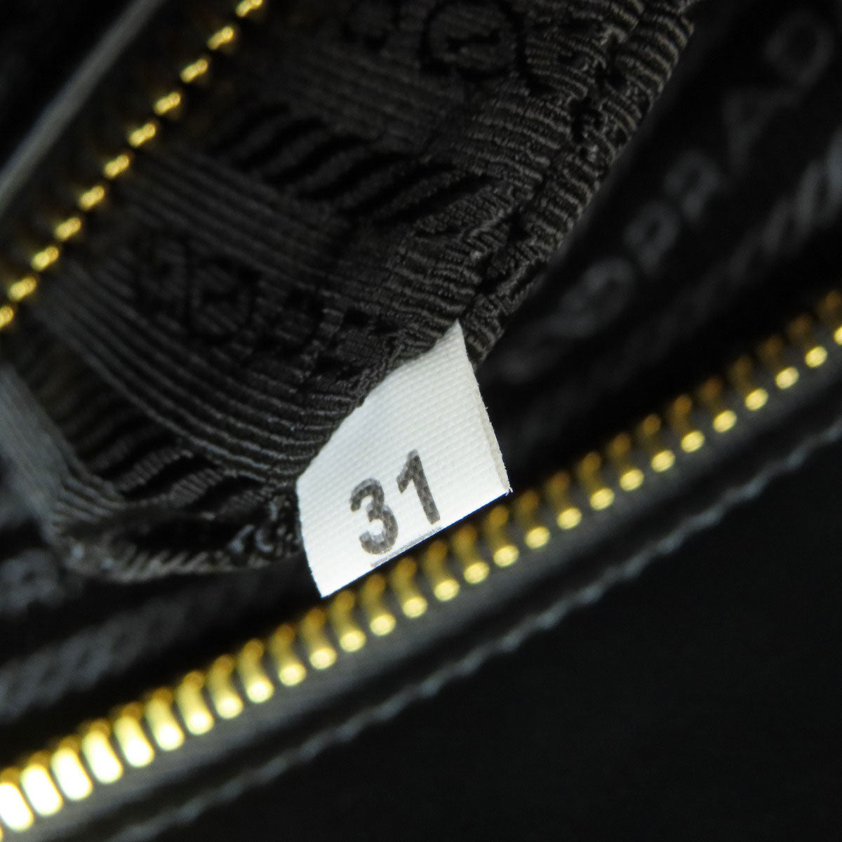 PRADA プラダ 1BA378 ロゴ シンボル ハンドバッグ カーフ レディース 中古
