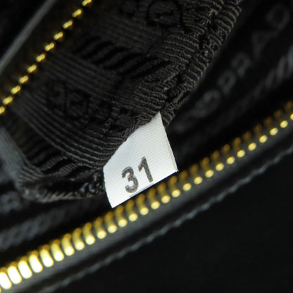PRADA プラダ 1BA378 ロゴ シンボル ハンドバッグ カーフ レディース 中古
