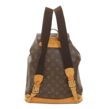 LOUIS VUITTON ルイヴィトン M51135 モンスリGM リュック・デイパック モノグラムキャンバス レディース 中古