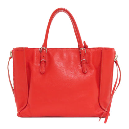 BALENCIAGA バレンシアガ 305572 ペーパーミニ 2WAY ハンドバッグ カーフ レディース 中古
