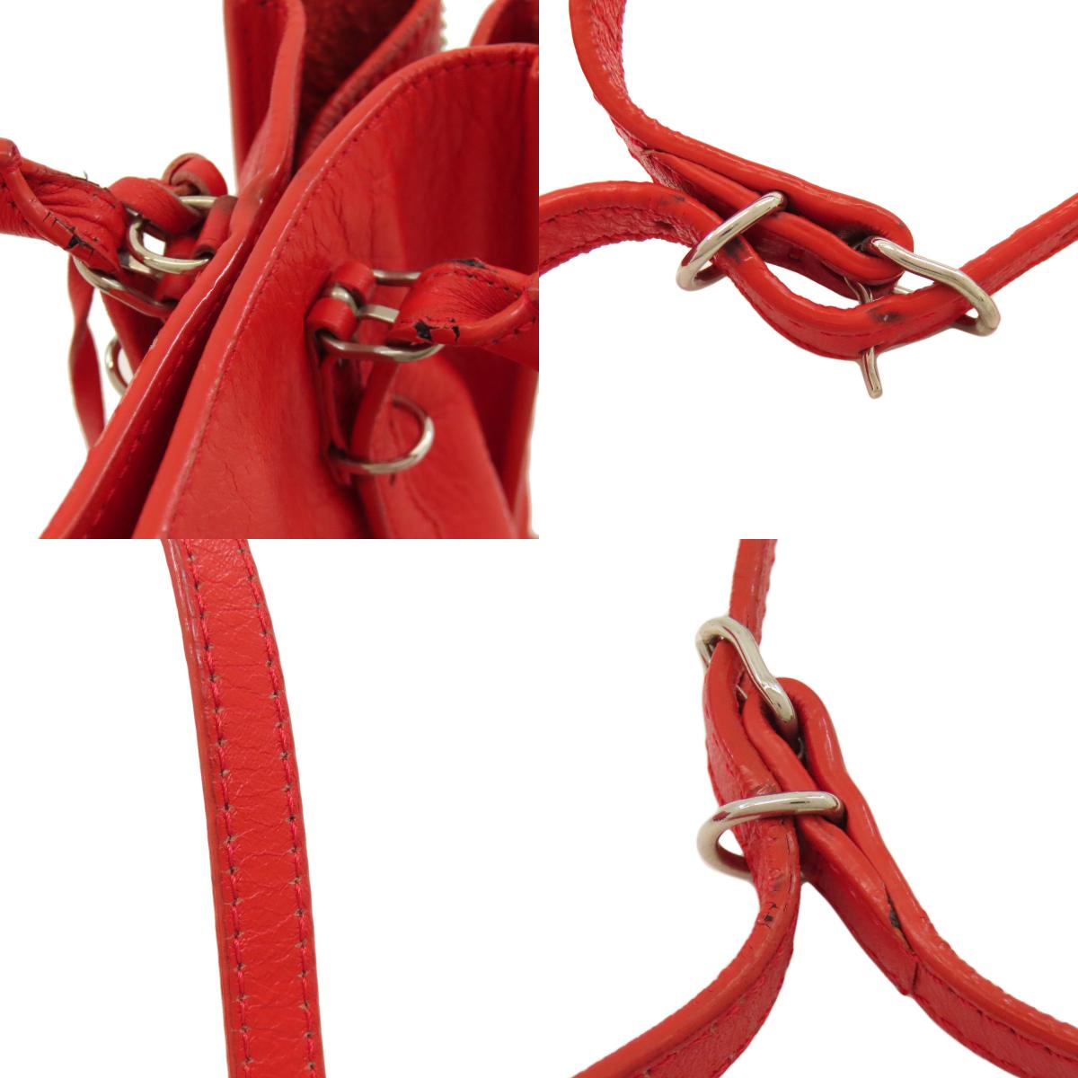 BALENCIAGA バレンシアガ 305572 ペーパーミニ 2WAY ハンドバッグ カーフ レディース 中古