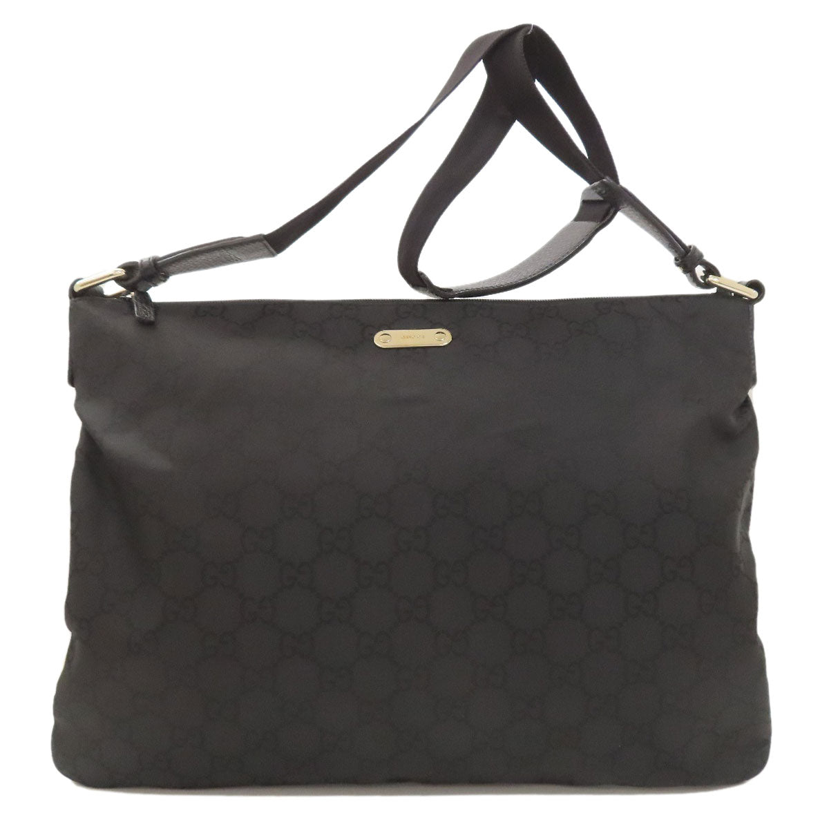GUCCI グッチ 190628 アウトレット GG ショルダーバッグ ナイロン レディース 中古
