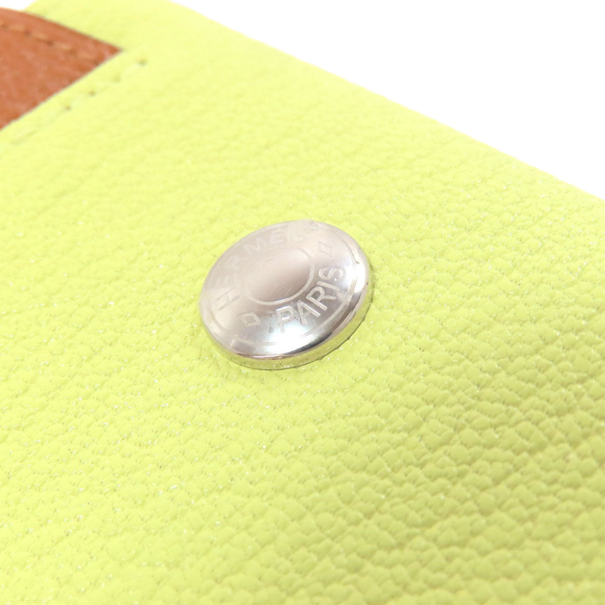 HERMES エルメス パドックウォレット シルバー金具 コインケース シェーブル レディース 中古