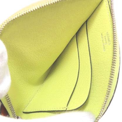 HERMES エルメス パドックウォレット シルバー金具 コインケース シェーブル レディース 中古