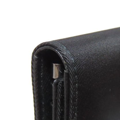 PRADA プラダ ロゴ金具 キーケース ナイロン レディース 中古