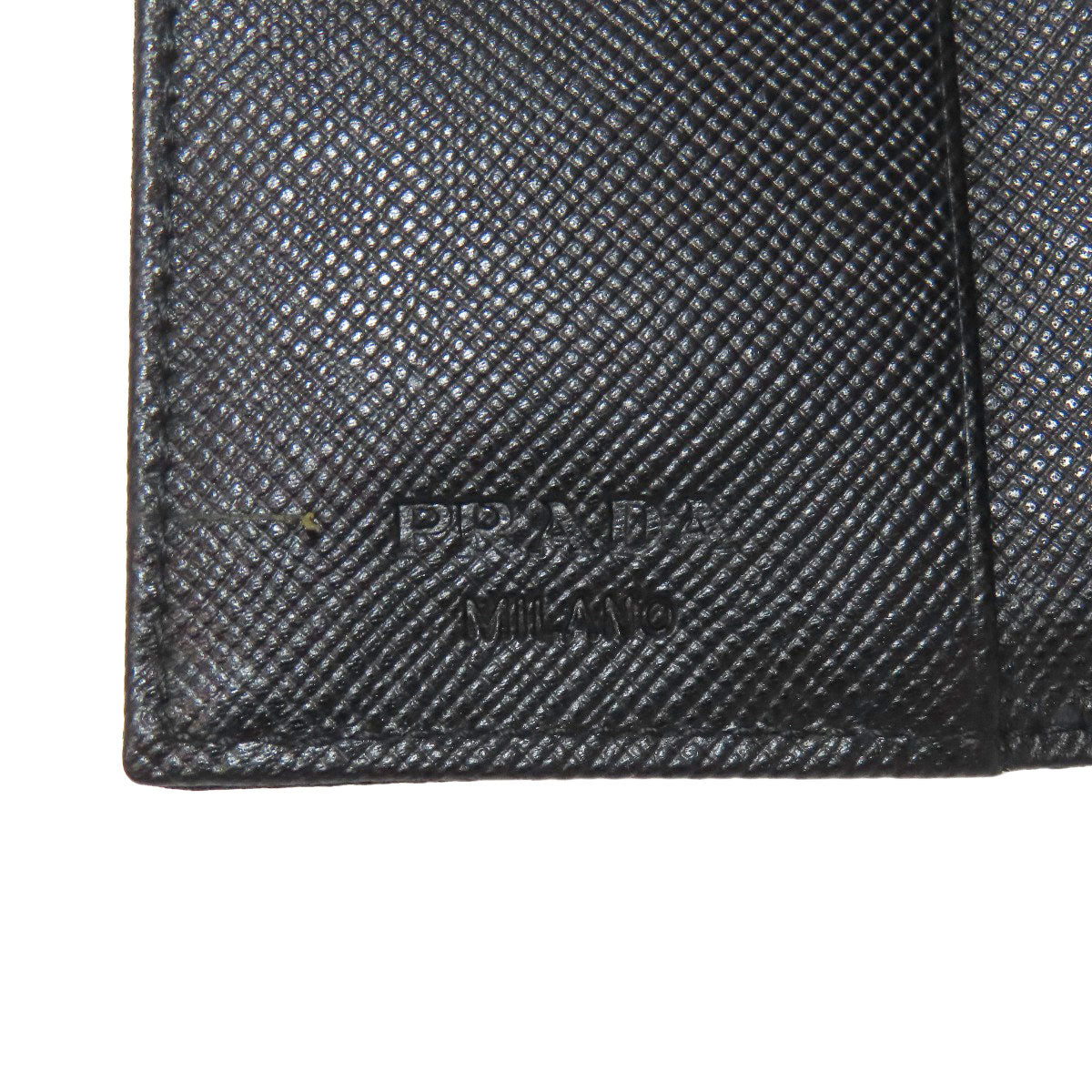 PRADA プラダ ロゴ金具 キーケース ナイロン レディース 中古