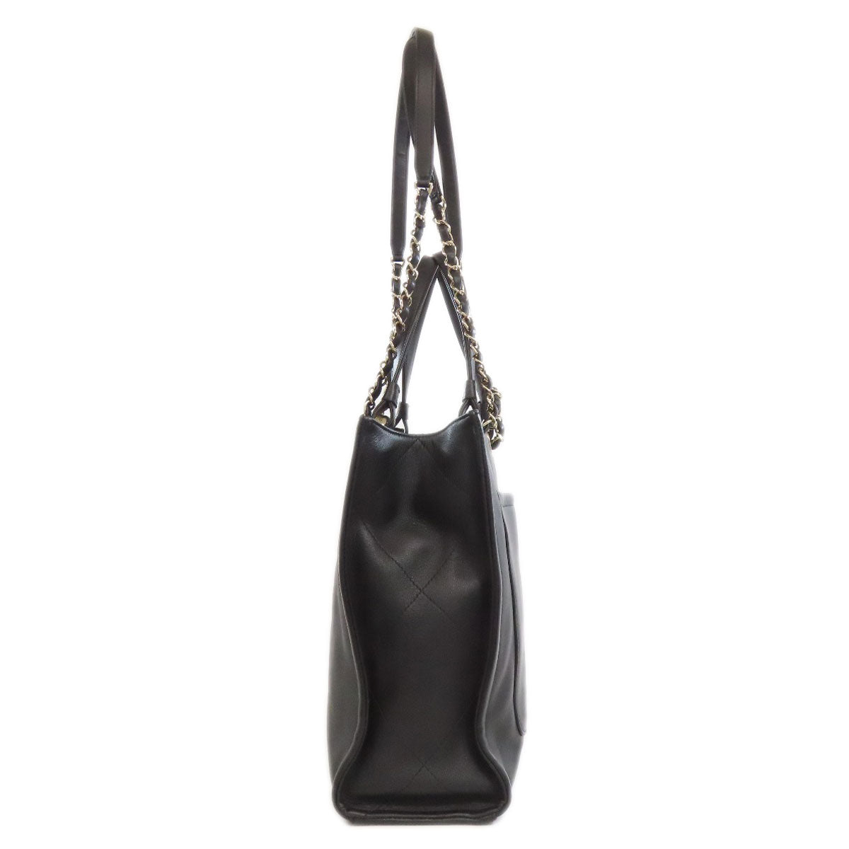 CHANEL シャネル ココマーク 2WAY トートバッグ カーフ レディース 中古