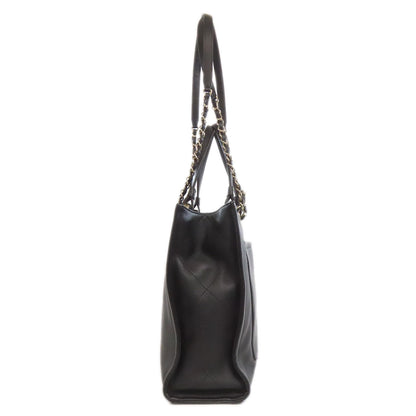 CHANEL シャネル ココマーク 2WAY トートバッグ カーフ レディース 中古