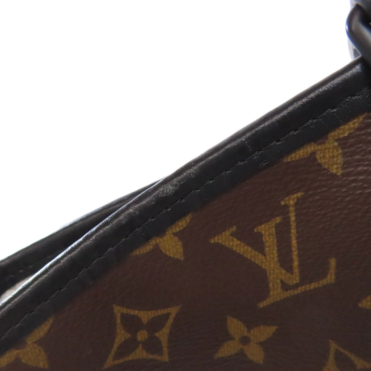 LOUIS VUITTON ルイヴィトン M45734 マカサー ウィークエンド トートバッグ モノグラムキャンバス レディース 中古