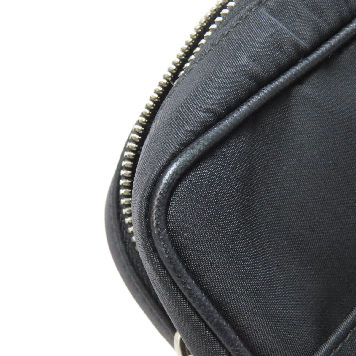 PRADA プラダ ロゴ ショルダーバッグ ナイロン レディース 中古