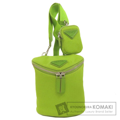 PRADA プラダ 2VH147 ロゴ ショルダーバッグ キャンバス レディース 中古