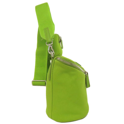 PRADA プラダ 2VH147 ロゴ ショルダーバッグ キャンバス レディース 中古