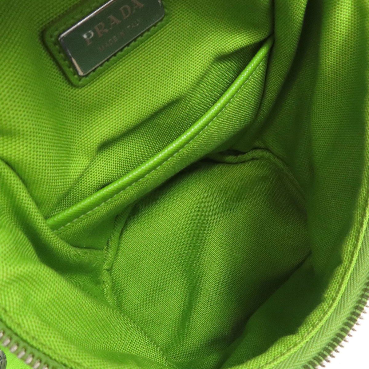 PRADA プラダ 2VH147 ロゴ ショルダーバッグ キャンバス レディース 中古