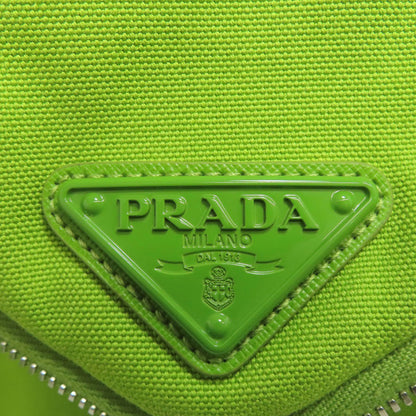 PRADA プラダ 2VH147 ロゴ ショルダーバッグ キャンバス レディース 中古