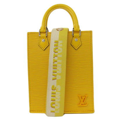 LOUIS VUITTON ルイヴィトン M81068 プティット・サックプラ ハンドバッグ エピ レディース 中古