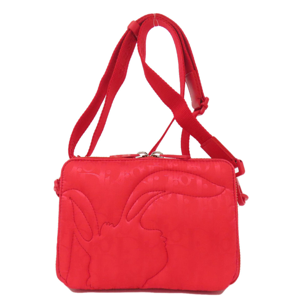 CHRISTIAN DIOR クリスチャンディオール ERLコラボ トロッター柄 ミラージュ ショルダーバッグ ナイロン レディース 中古