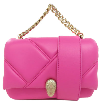 BVLGARI ブルガリ セルペンティ カボション ミニ クロスボディ 2WAY ハンドバッグ カーフ レディース 中古