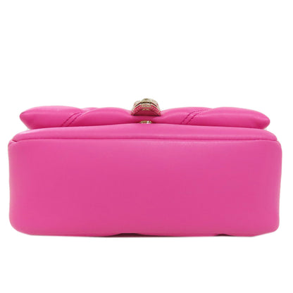 BVLGARI ブルガリ セルペンティ カボション ミニ クロスボディ 2WAY ハンドバッグ カーフ レディース 中古