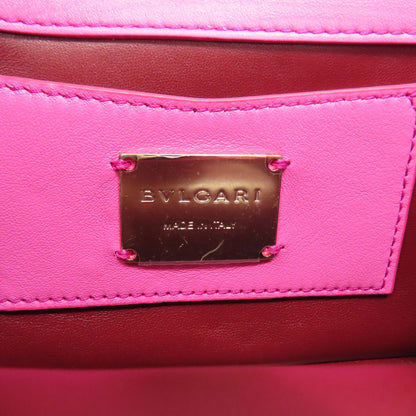 BVLGARI ブルガリ セルペンティ カボション ミニ クロスボディ 2WAY ハンドバッグ カーフ レディース 中古