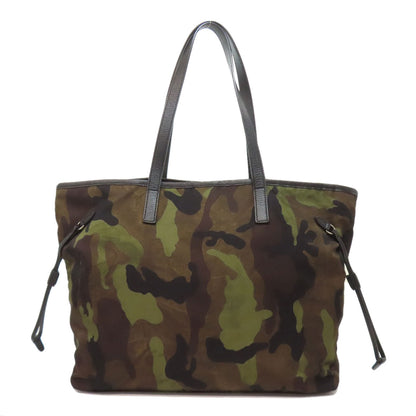 PRADA プラダ B4001T カモフラージュ柄 2WAY トートバッグ ナイロン レディース 中古