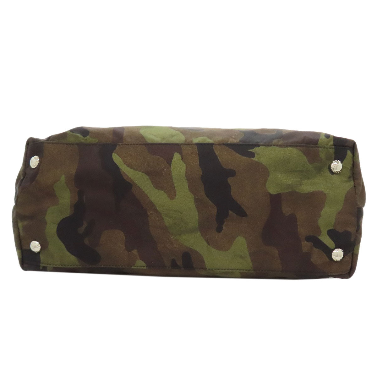 PRADA プラダ B4001T カモフラージュ柄 2WAY トートバッグ ナイロン レディース 中古