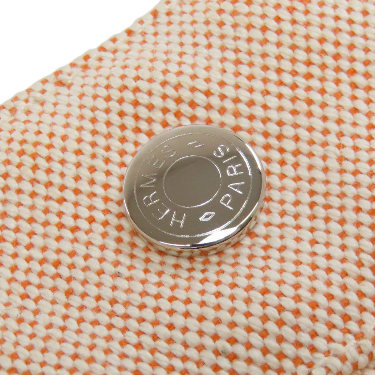 HERMES エルメス ニューフールトゥMM ハンドバッグ キャンバス レディース 中古