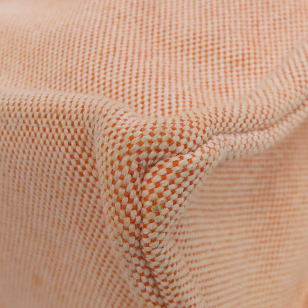 HERMES エルメス ニューフールトゥMM ハンドバッグ キャンバス レディース 中古