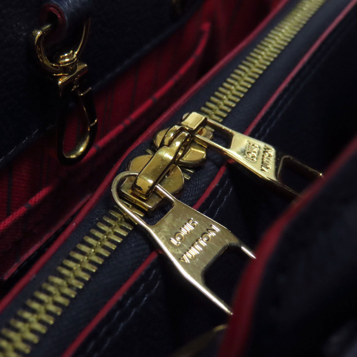 LOUIS VUITTON ルイヴィトン M42747 モンテーニュBB ハンドバッグ アンプラント レディース 中古