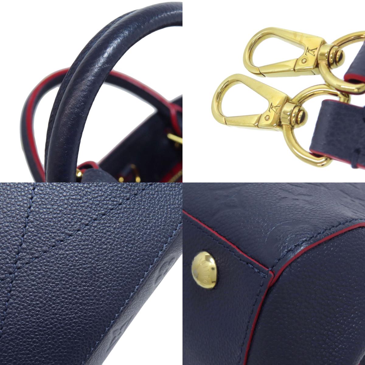 LOUIS VUITTON ルイヴィトン M42747 モンテーニュBB ハンドバッグ アンプラント レディース 中古