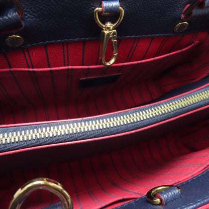 LOUIS VUITTON ルイヴィトン M42747 モンテーニュBB ハンドバッグ アンプラント レディース 中古