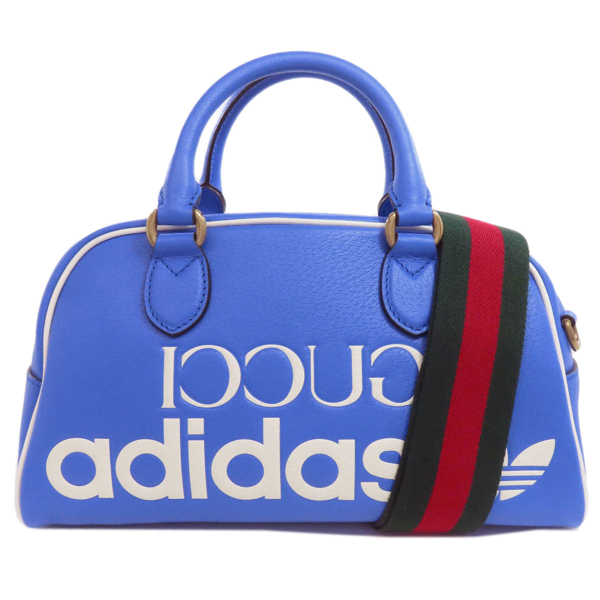 GUCCI グッチ 727558 ミニボストン アディダスコラボ ボストンバッグ レザー レディース 中古